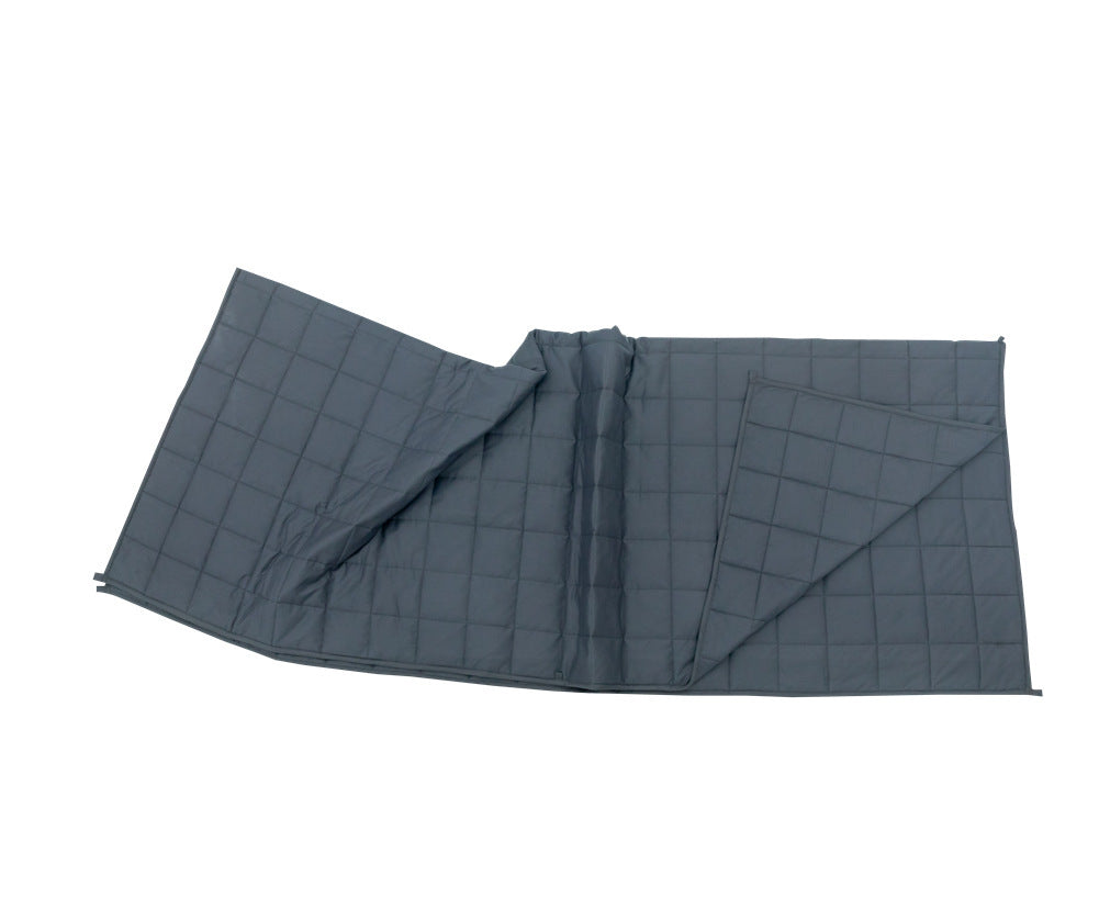 Couverture Lestée en Coton Naturel Gris foncé – Pour un Sommeil Apaisé et Réparateur