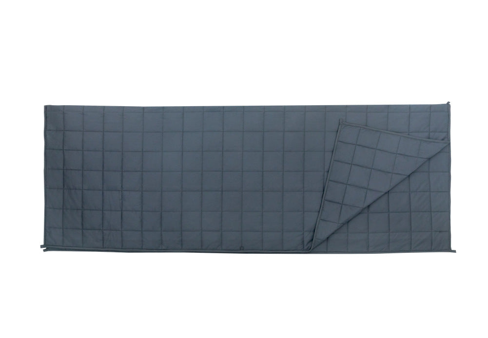 Couverture Lestée en Coton Naturel Gris foncé – Pour un Sommeil Apaisé et Réparateur