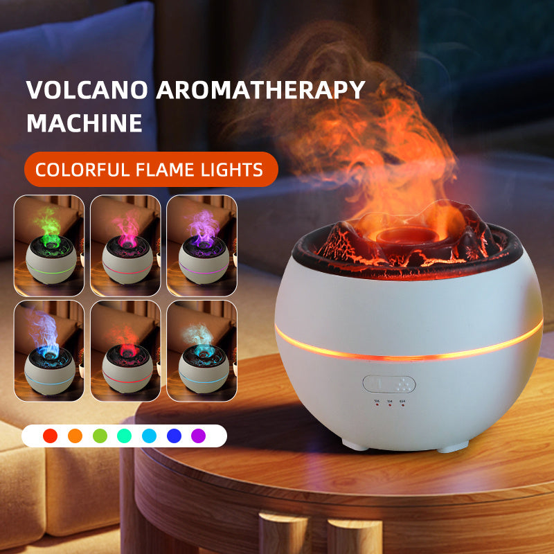 Diffuseur d’Huiles Essentielles Ultrasonique Effet Flamme – 200 ml
