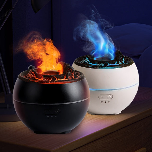 Diffuseur d’Huiles Essentielles Ultrasonique Effet Flamme – 200 ml