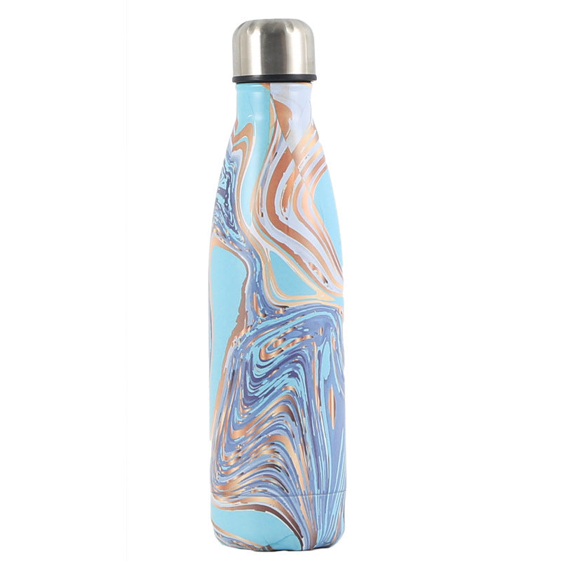 Bouteille Thermos Double Paroi – Forme “Coke Bottle” en Inox