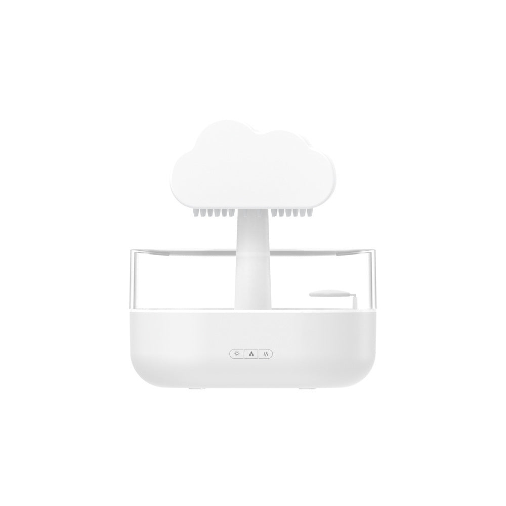 Diffuseur d’huiles essentielles avec son de gouttes de pluie et lumière LED 7 couleurs