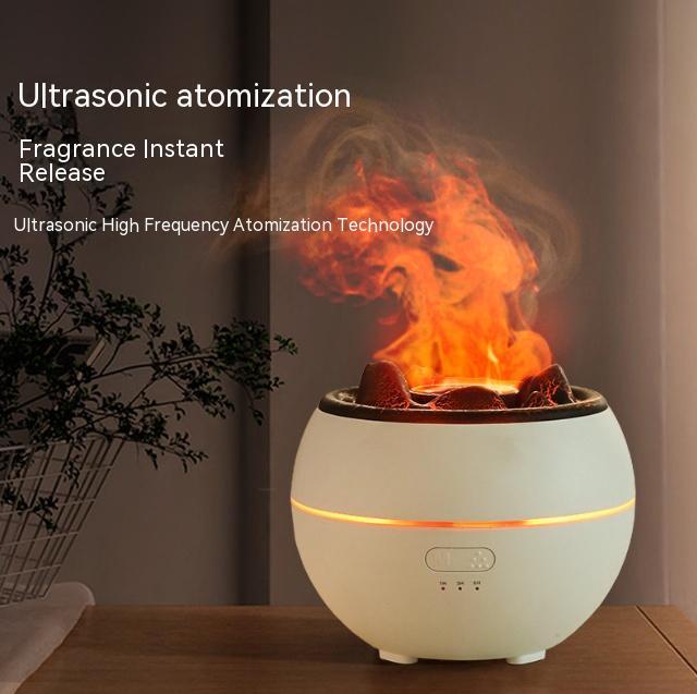 Diffuseur d’Huiles Essentielles Ultrasonique Effet Flamme – 200 ml